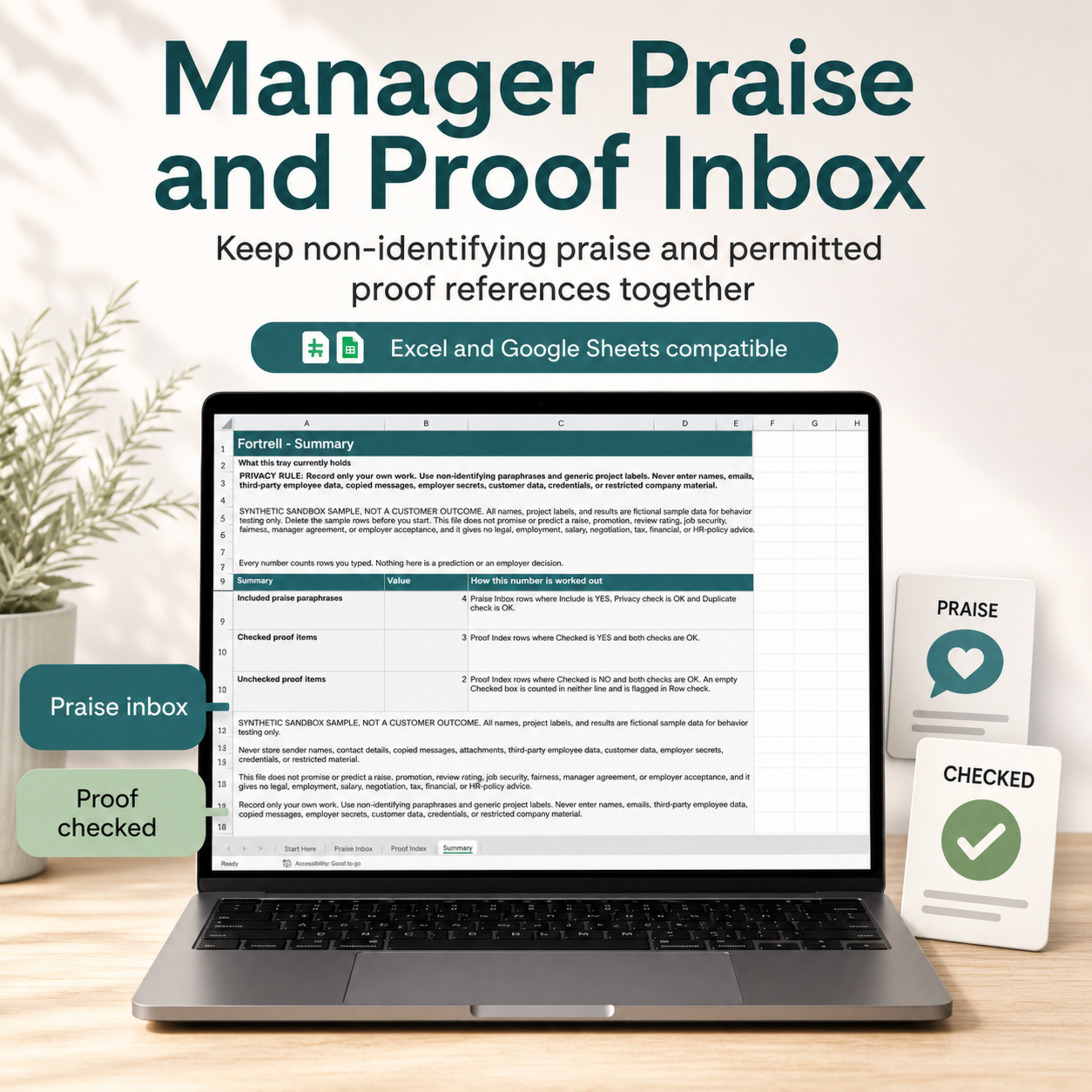 Manager Praise and Proof Inbox — free bonus