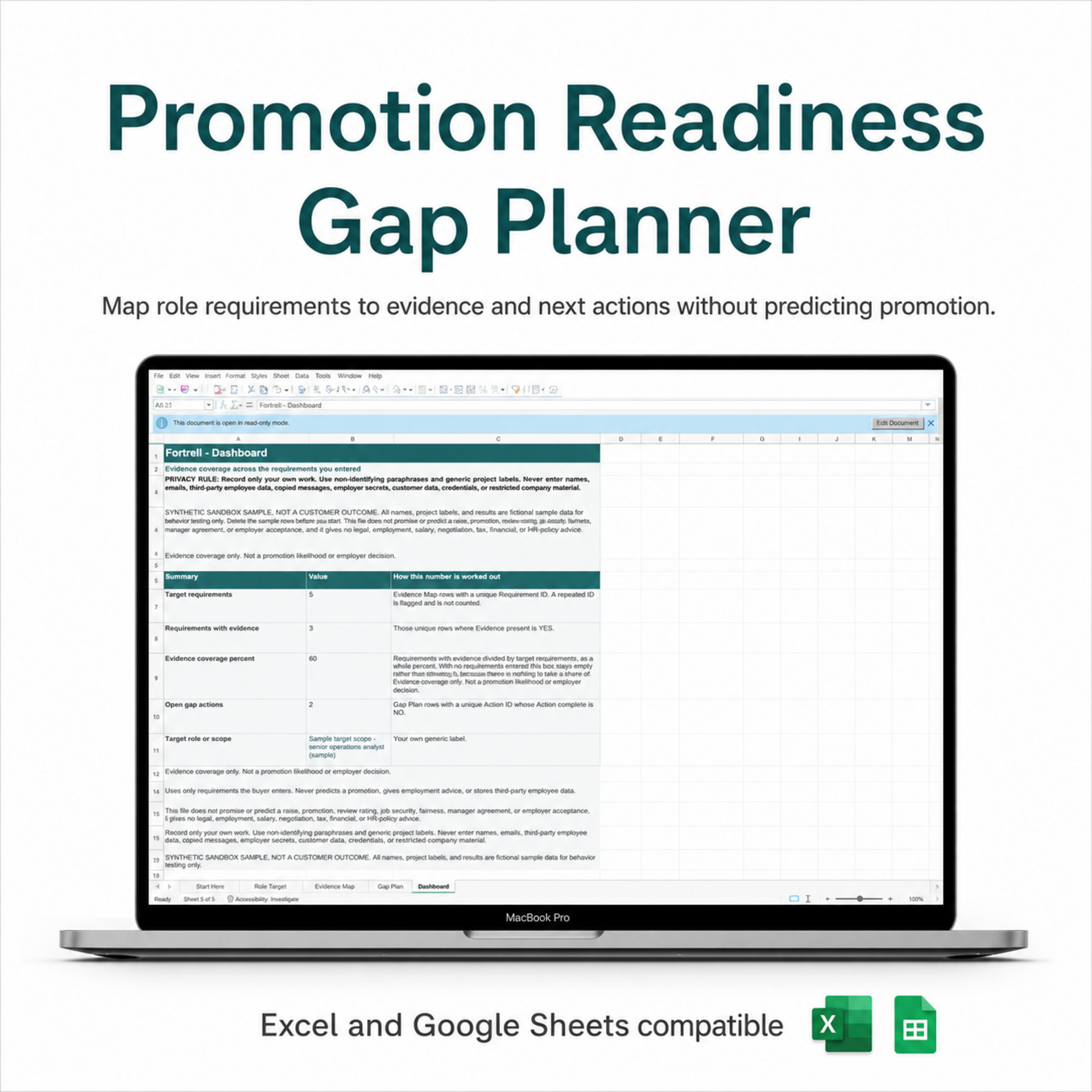 Promotion Readiness Gap Planner — free bonus