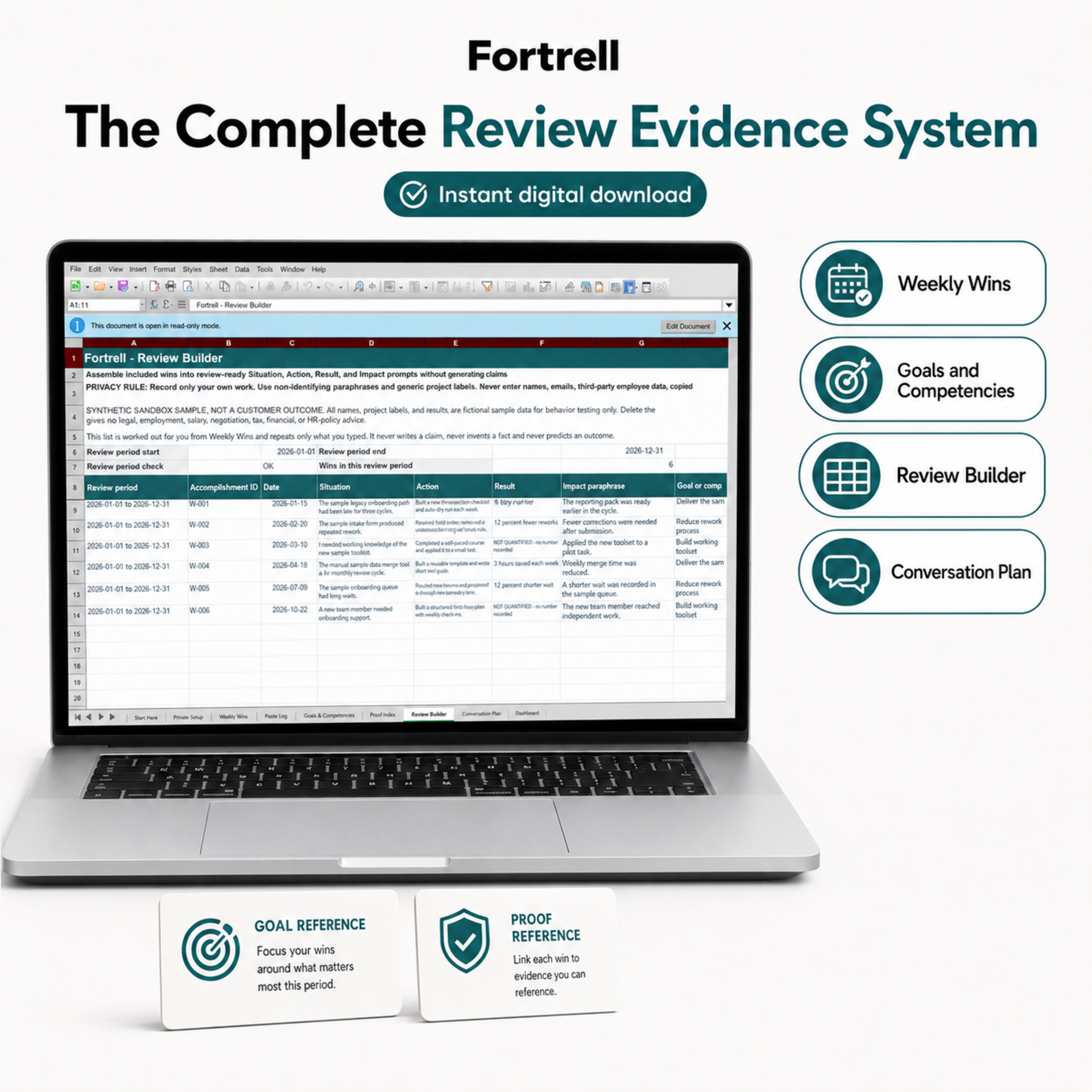 Employee Accomplishment, Performance Review, and Raise System product view 3