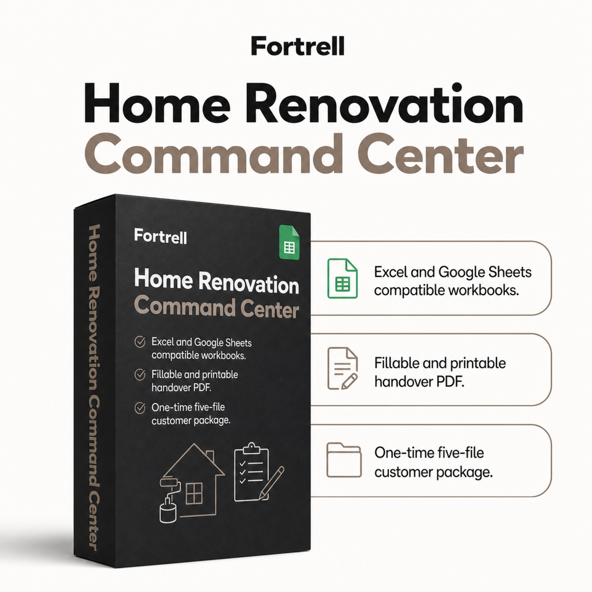 Home Renovation Command Center product view 2
