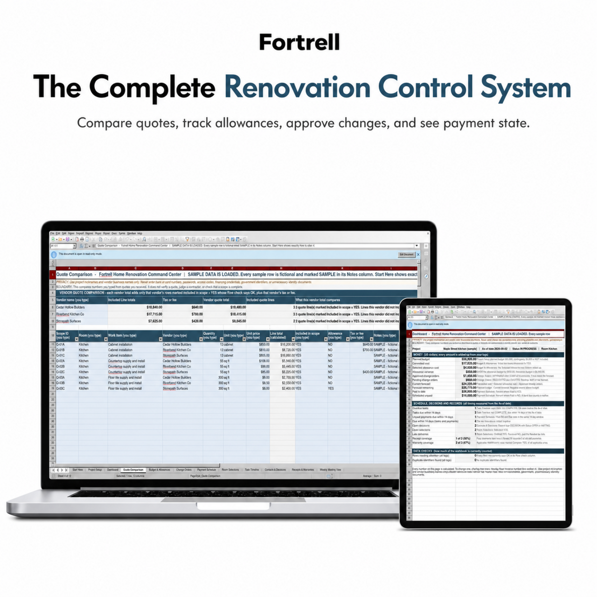 Home Renovation Command Center product view 3