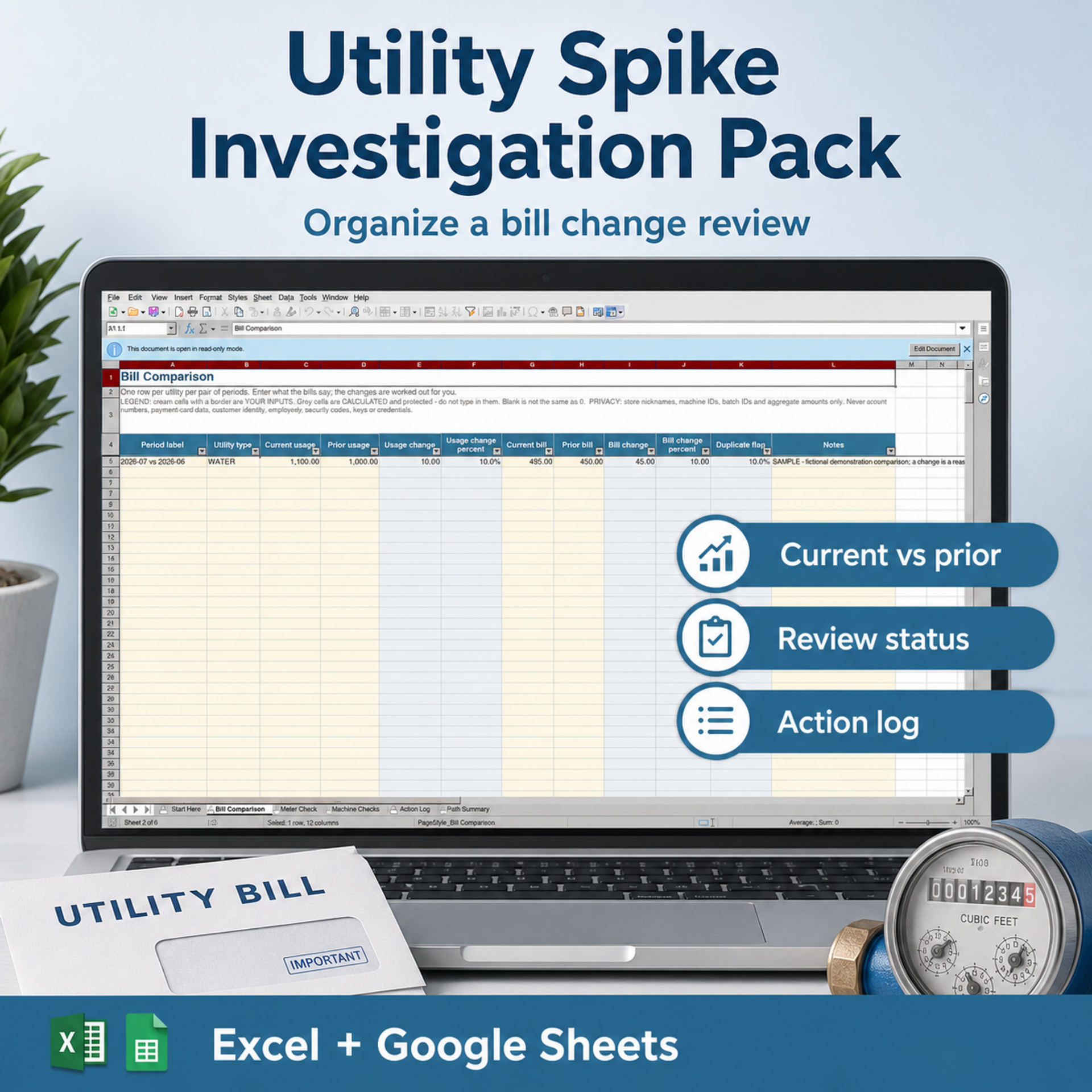 Utility Spike Investigation Pack — free bonus
