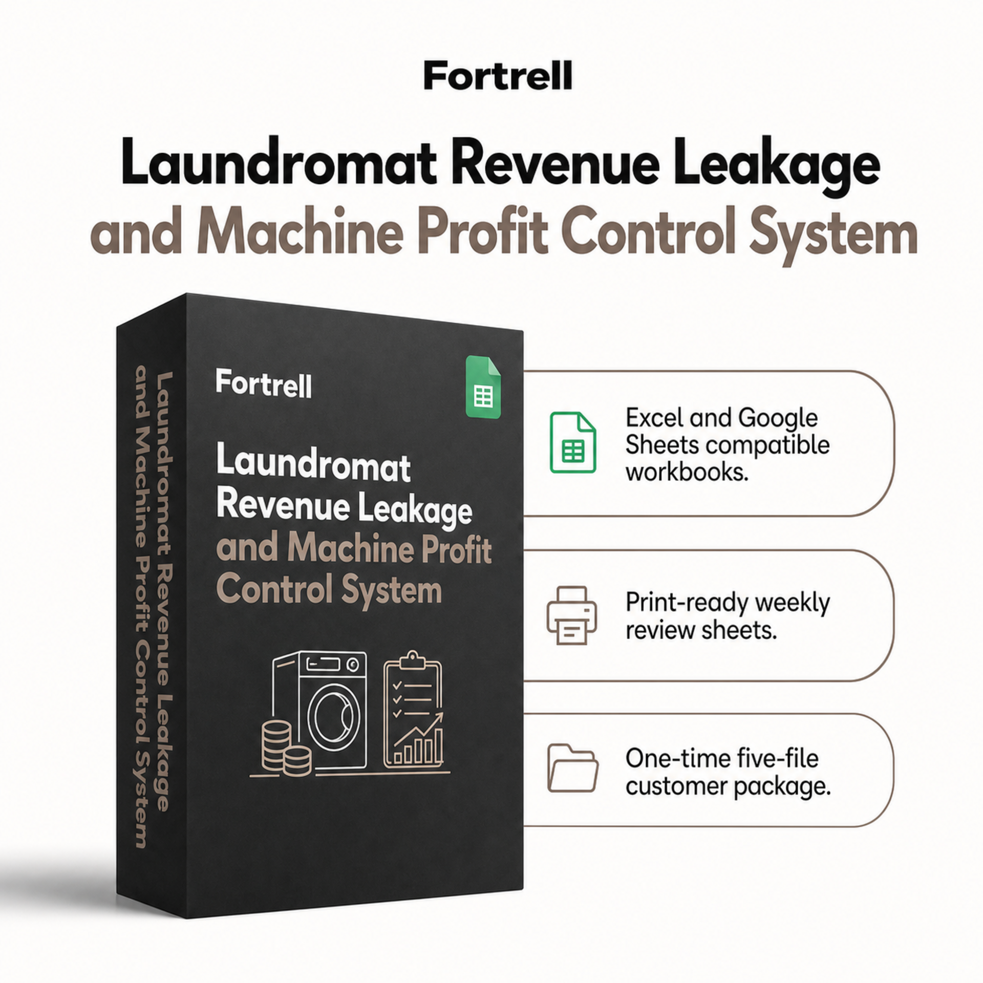 Laundromat Revenue Leakage and Machine Profit Control System product view 2