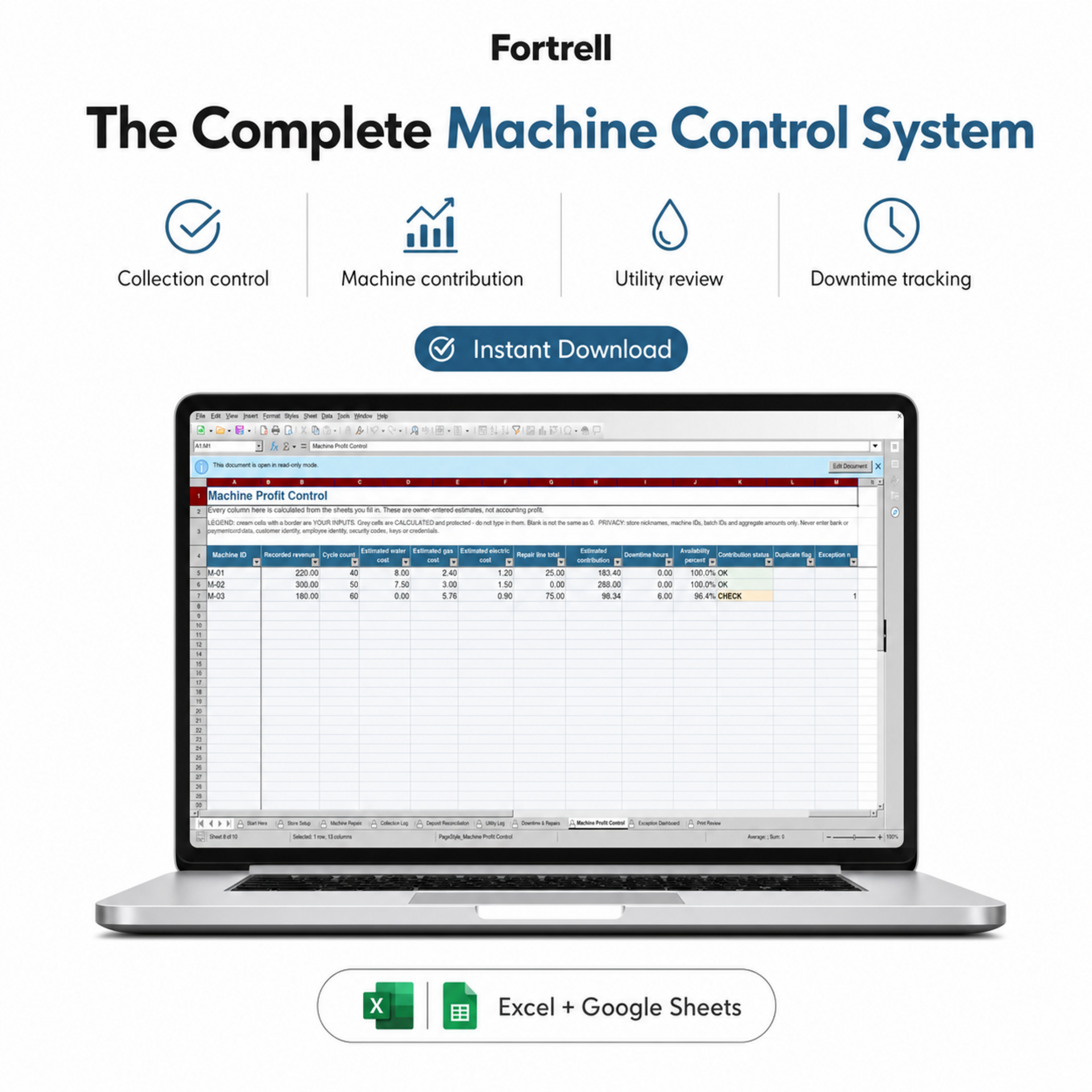 Laundromat Revenue Leakage and Machine Profit Control System product view 3