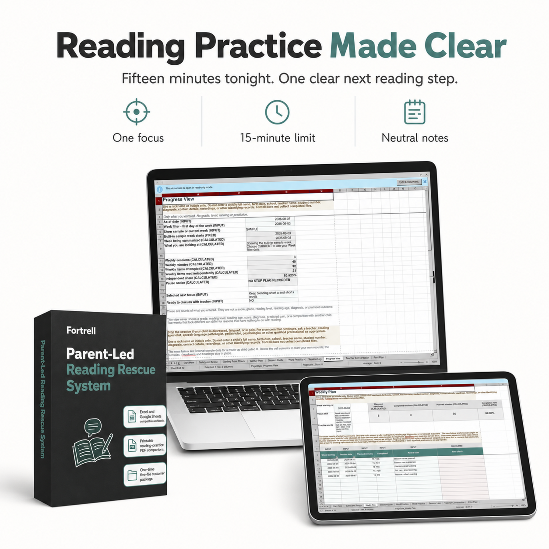 Parent-Led Reading Rescue System