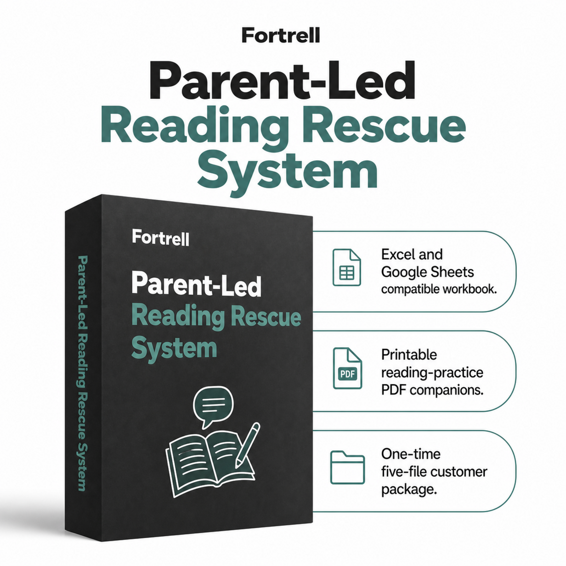 Parent-Led Reading Rescue System product view 2