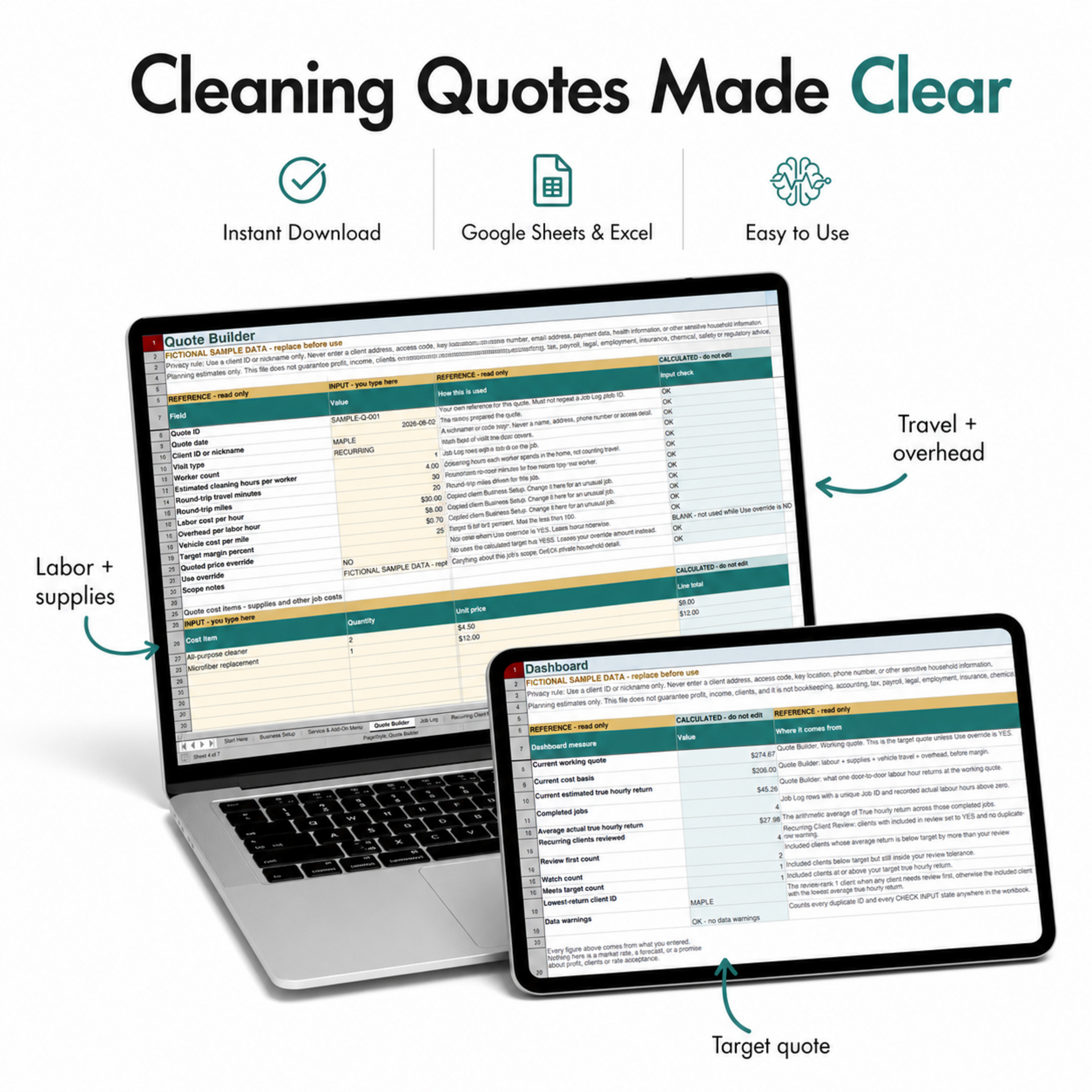 Residential Cleaning Pricing and Profit Protection System