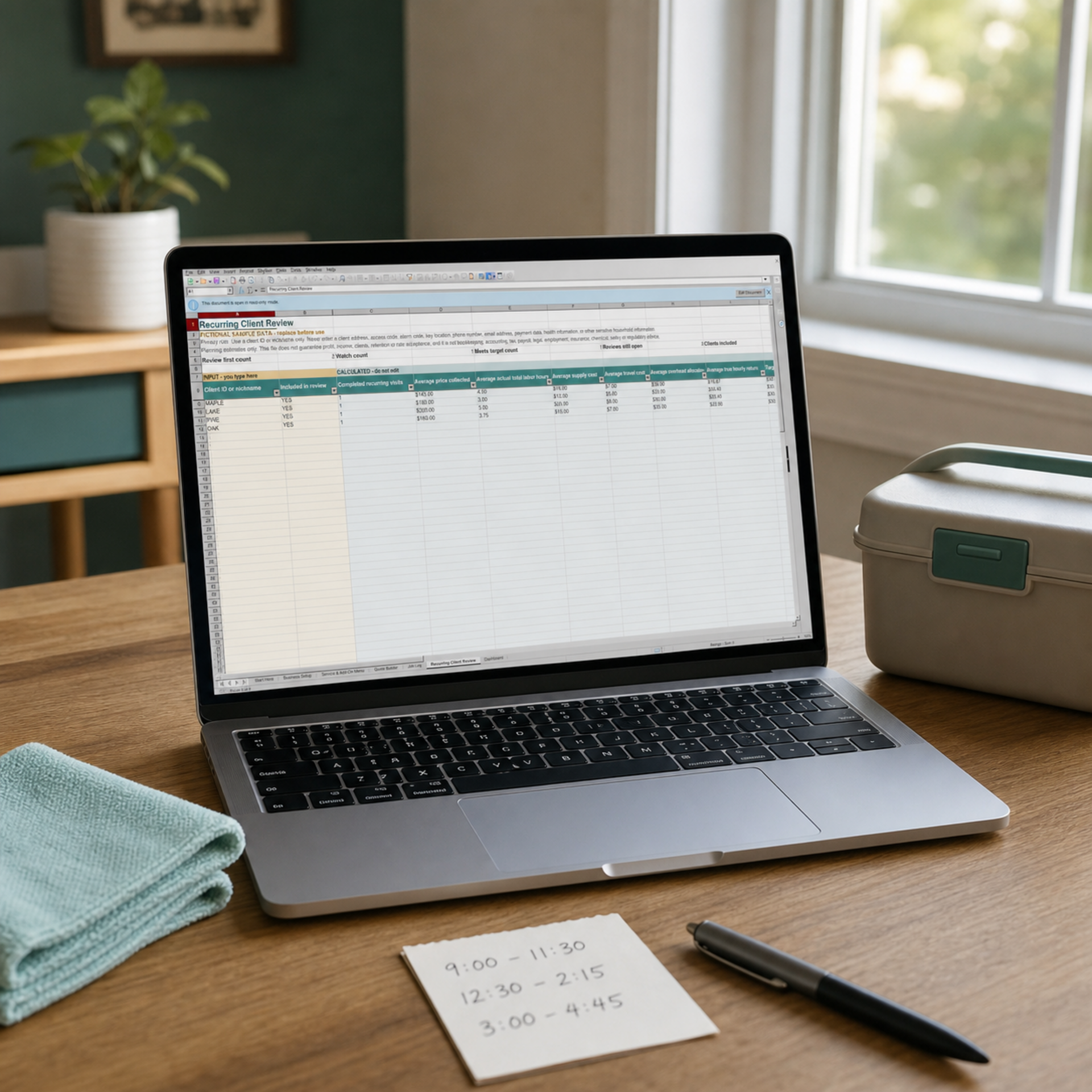 Residential Cleaning Pricing and Profit Protection System product view 4