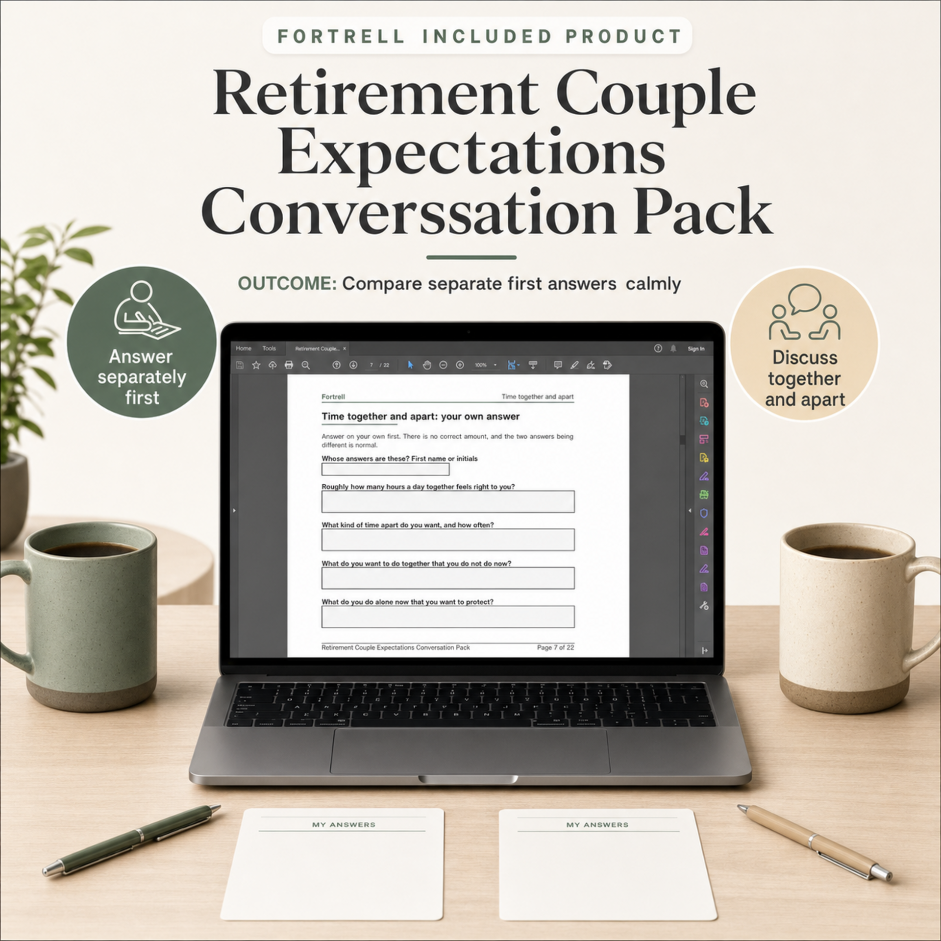Retirement Couple Expectations Conversation Pack — free bonus