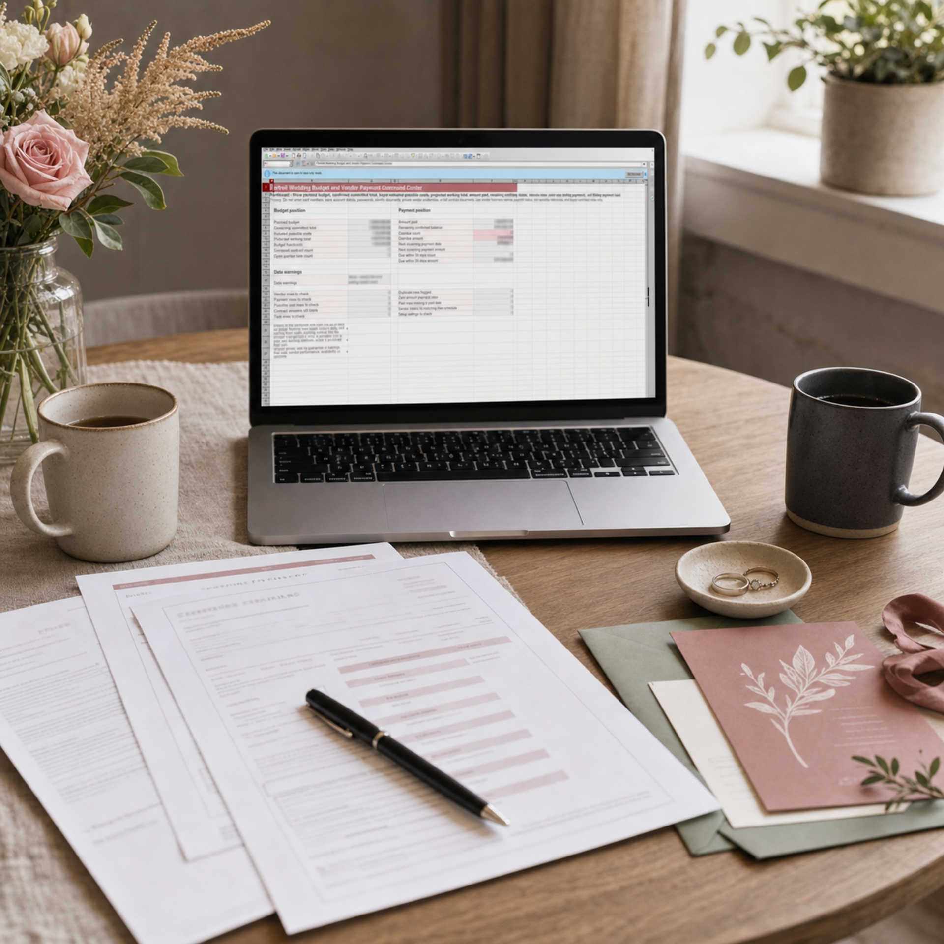 Wedding Budget and Vendor Payment Command Center product view 4