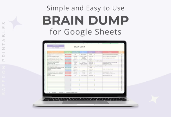 Brain Dump — free bonus