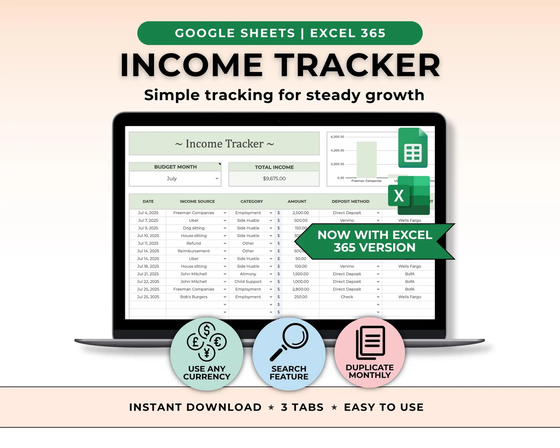 Income Tracker — free bonus