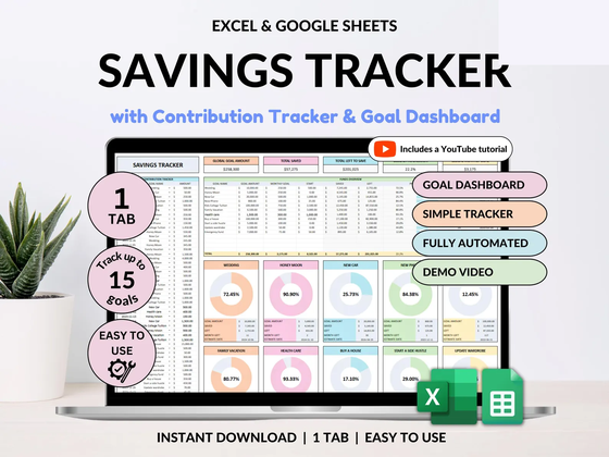 Savings Tracker — free bonus